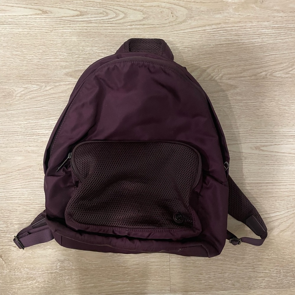 Burgundy Lululemon Backpack